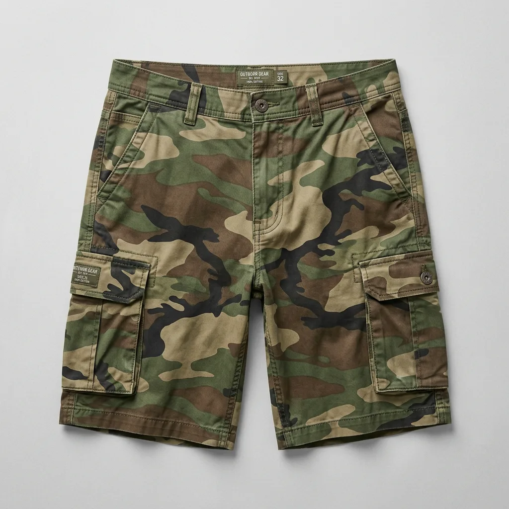 Camo Cargo Half Trousers